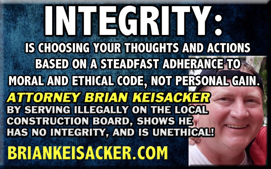 BRIAN KEISACKER INTEGRITY